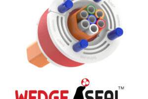 Wedge Seal 4 inch Entry Seal Duct Plugs specifically for Microduct Pathway Hexagon