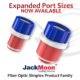 Two New Port Sizes for the JackMoon® Fiber Optic Simplex Plugs