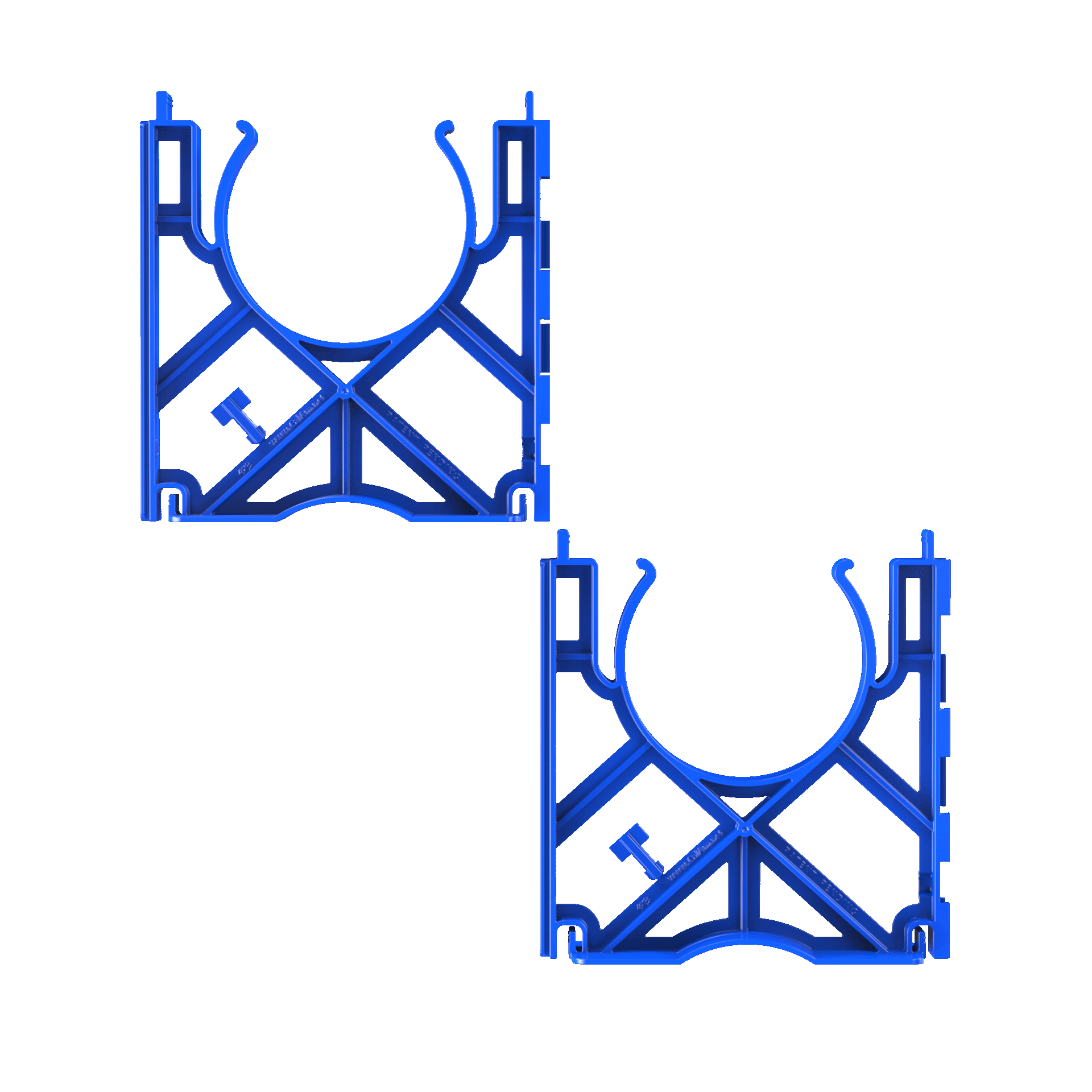 UniSpacer Blue Duct Spacer Horizontal Gif